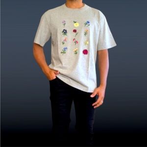 Cotton embroidered T-shirt